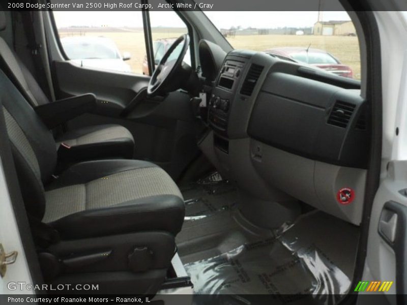 Arctic White / Gray 2008 Dodge Sprinter Van 2500 High Roof Cargo