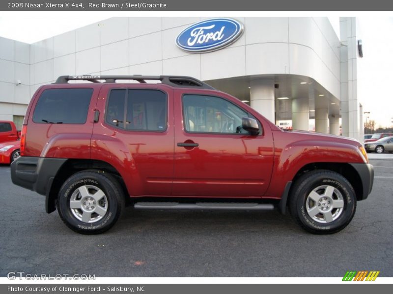 Red Brawn / Steel/Graphite 2008 Nissan Xterra X 4x4