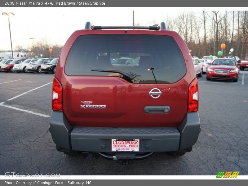 Red Brawn / Steel/Graphite 2008 Nissan Xterra X 4x4