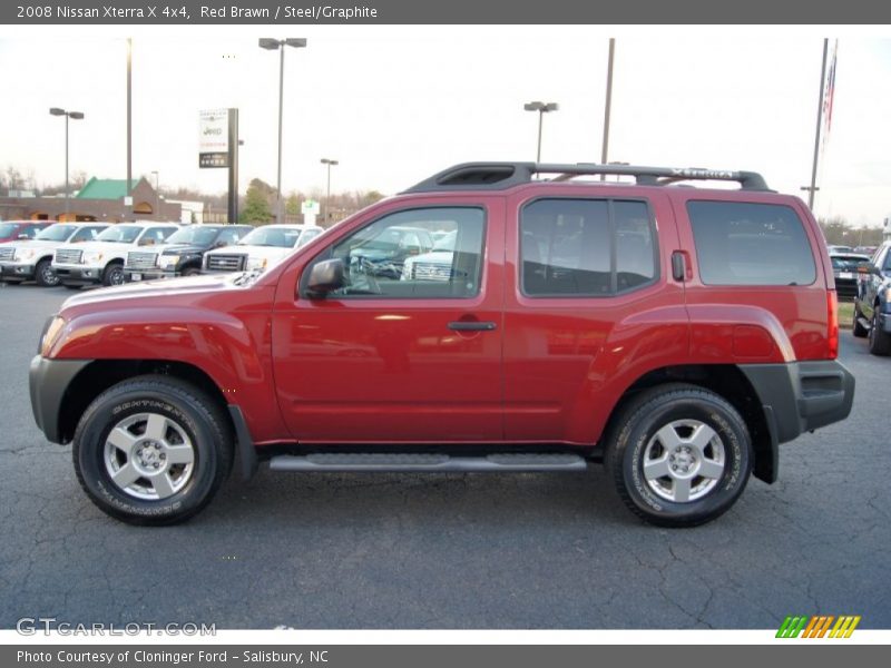  2008 Xterra X 4x4 Red Brawn