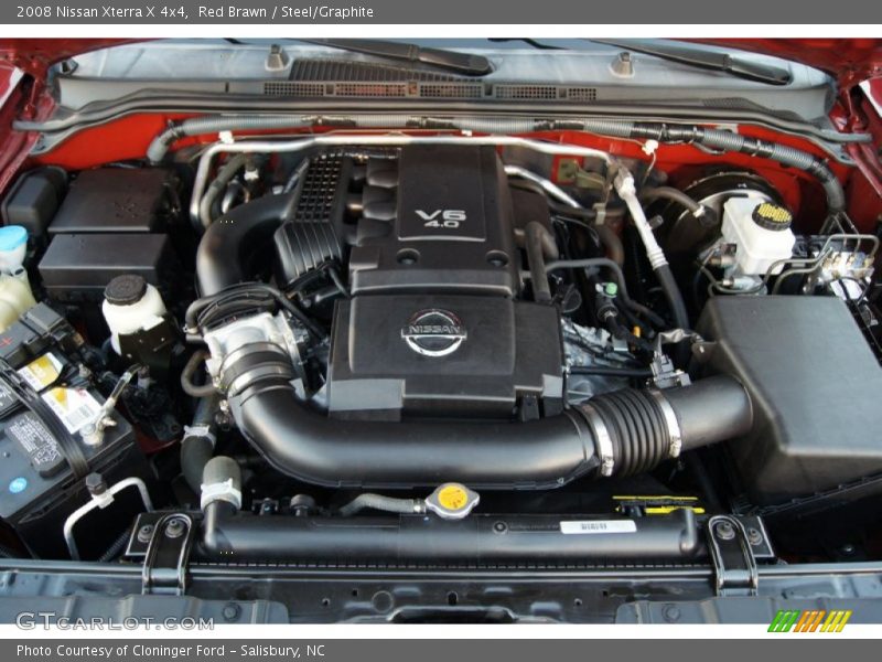  2008 Xterra X 4x4 Engine - 4.0 Liter DOHC 24-Valve VVT V6