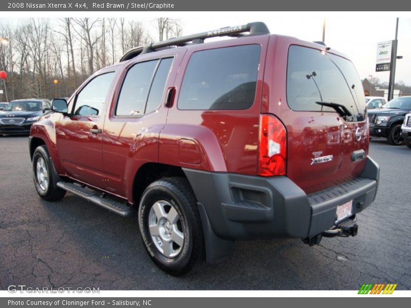 Red Brawn / Steel/Graphite 2008 Nissan Xterra X 4x4