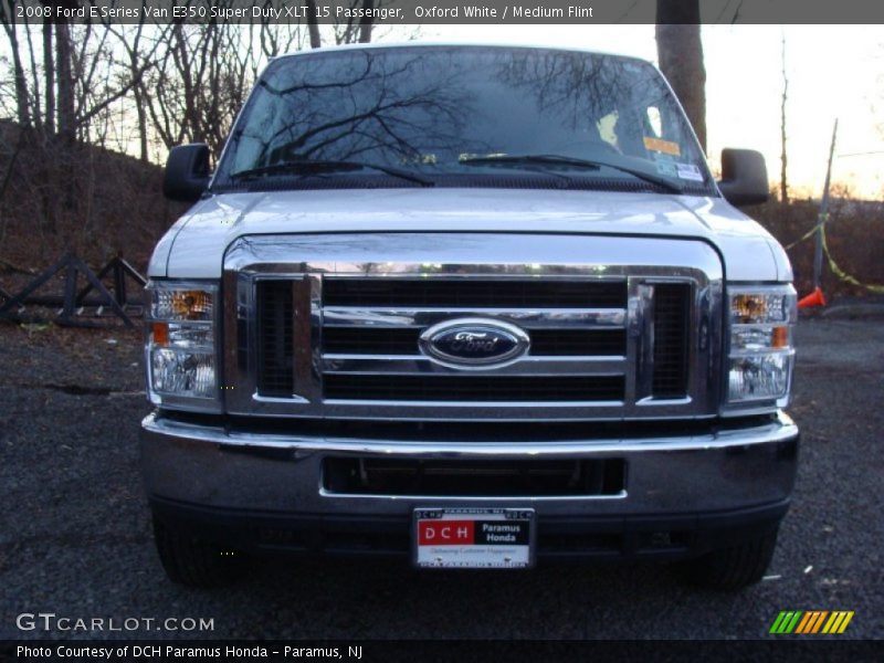 Oxford White / Medium Flint 2008 Ford E Series Van E350 Super Duty XLT 15 Passenger