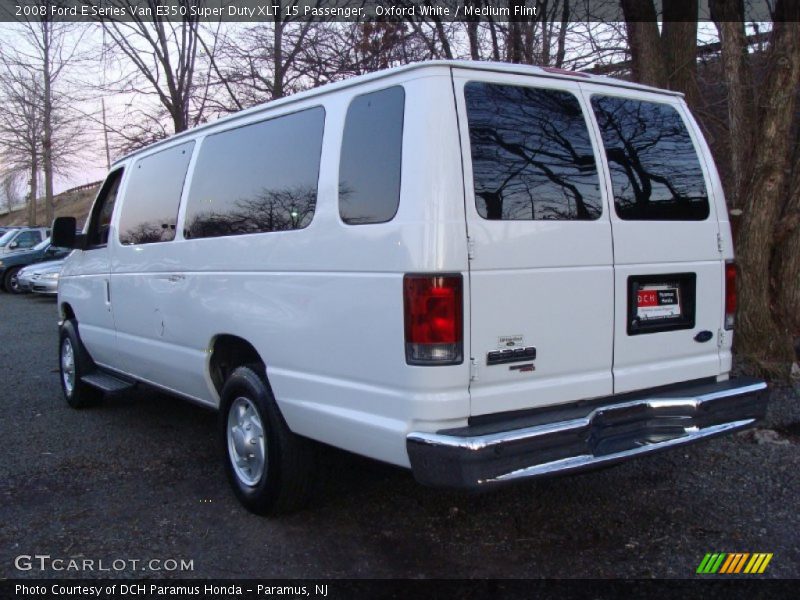 Oxford White / Medium Flint 2008 Ford E Series Van E350 Super Duty XLT 15 Passenger