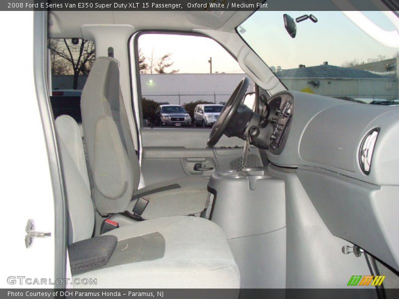 Oxford White / Medium Flint 2008 Ford E Series Van E350 Super Duty XLT 15 Passenger