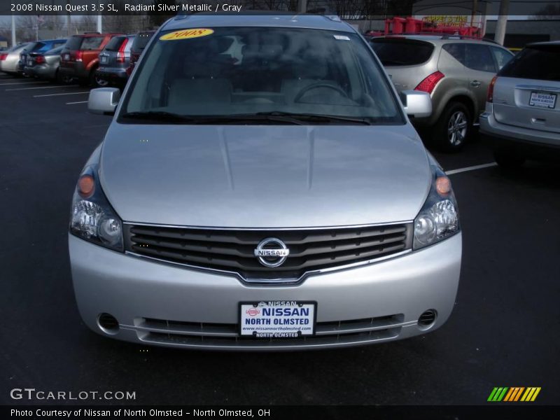 Radiant Silver Metallic / Gray 2008 Nissan Quest 3.5 SL