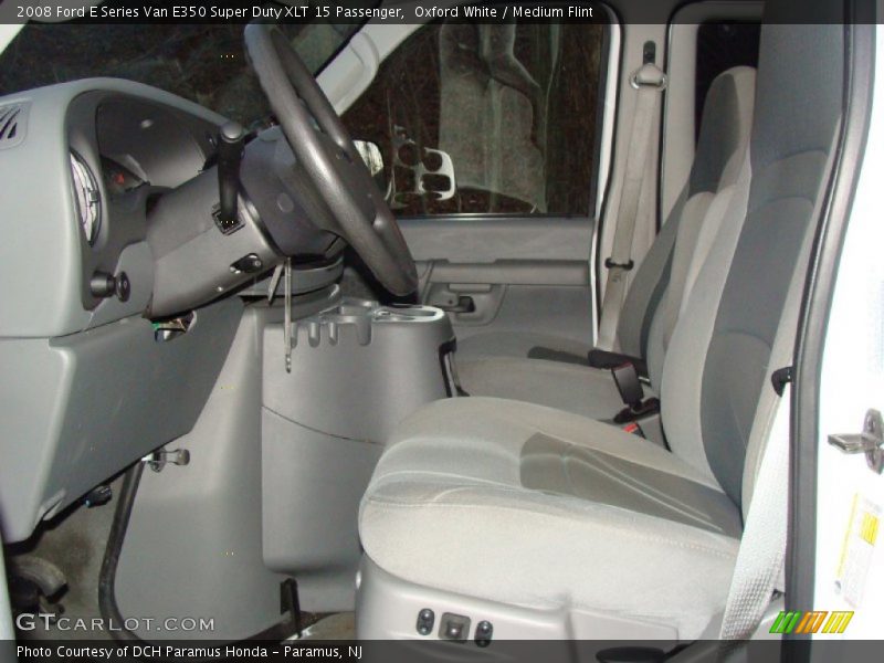 Oxford White / Medium Flint 2008 Ford E Series Van E350 Super Duty XLT 15 Passenger