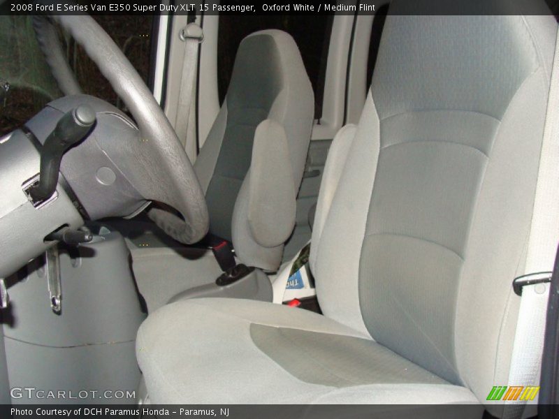 Oxford White / Medium Flint 2008 Ford E Series Van E350 Super Duty XLT 15 Passenger