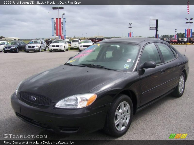 Black / Medium/Dark Flint Grey 2006 Ford Taurus SE