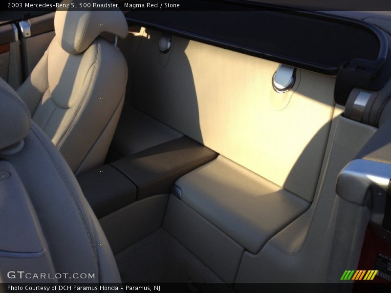 Magma Red / Stone 2003 Mercedes-Benz SL 500 Roadster