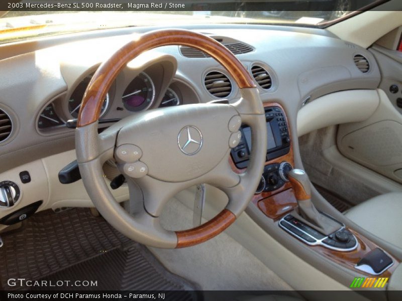 Dashboard of 2003 SL 500 Roadster