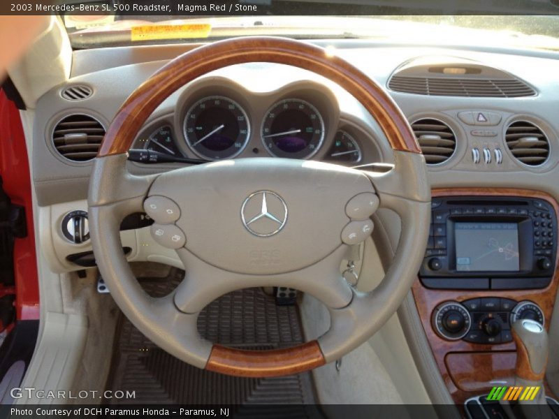 Dashboard of 2003 SL 500 Roadster