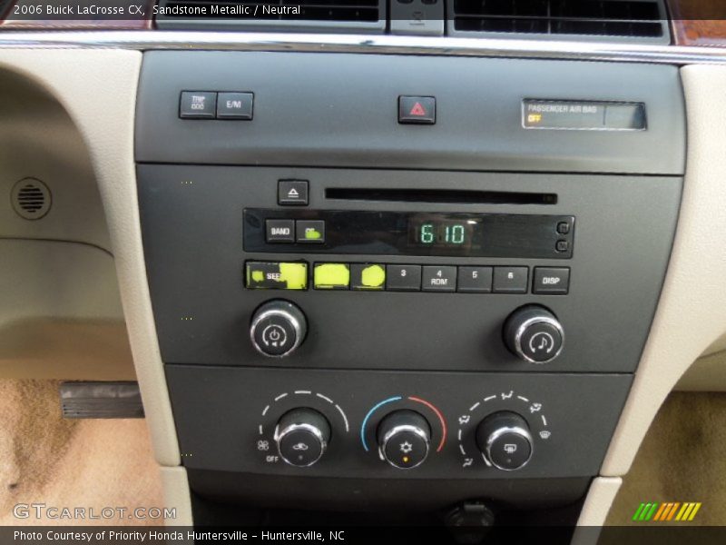 Sandstone Metallic / Neutral 2006 Buick LaCrosse CX