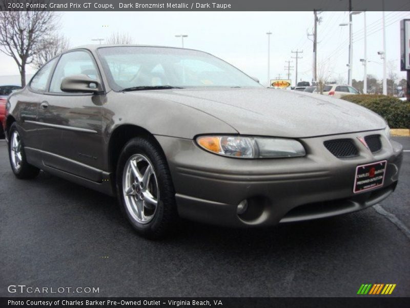 Dark Bronzmist Metallic / Dark Taupe 2002 Pontiac Grand Prix GT Coupe