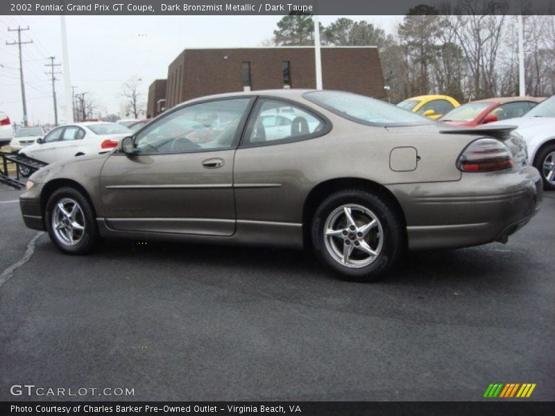 Dark Bronzmist Metallic / Dark Taupe 2002 Pontiac Grand Prix GT Coupe