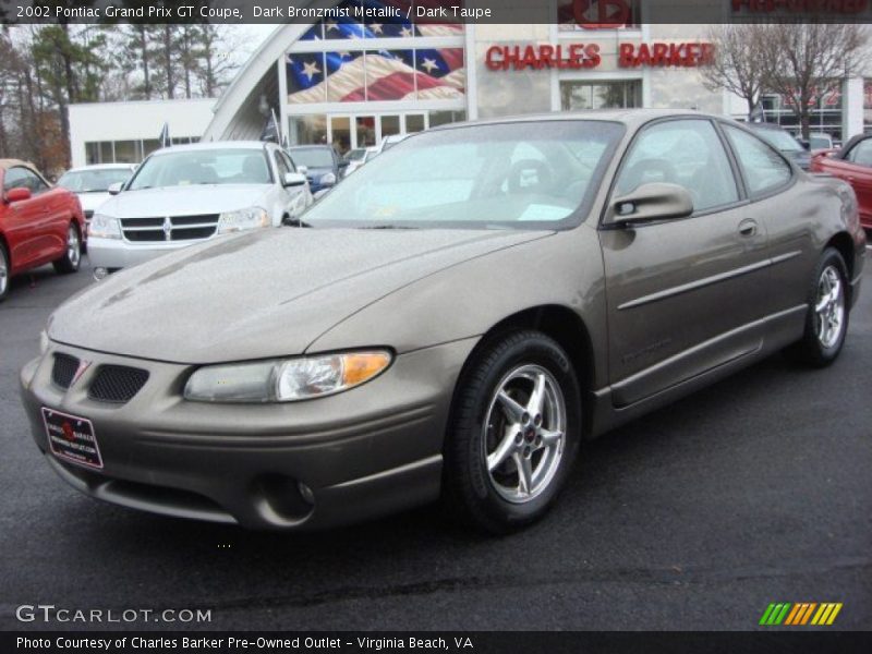 Dark Bronzmist Metallic / Dark Taupe 2002 Pontiac Grand Prix GT Coupe