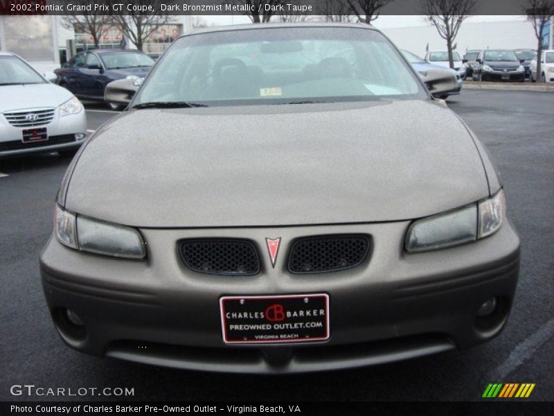 Dark Bronzmist Metallic / Dark Taupe 2002 Pontiac Grand Prix GT Coupe