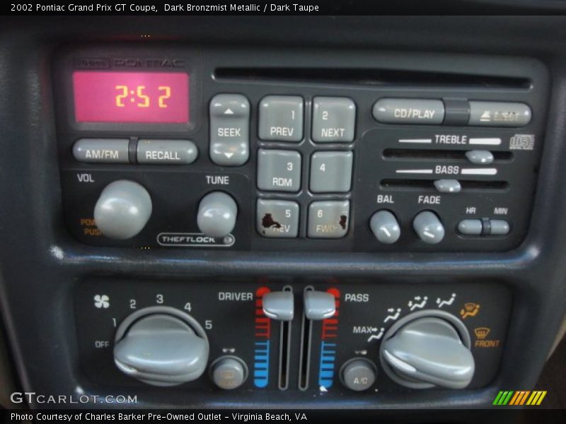 Audio System of 2002 Grand Prix GT Coupe