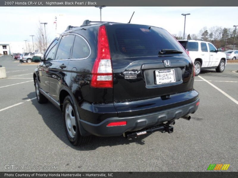 Nighthawk Black Pearl / Black 2007 Honda CR-V LX