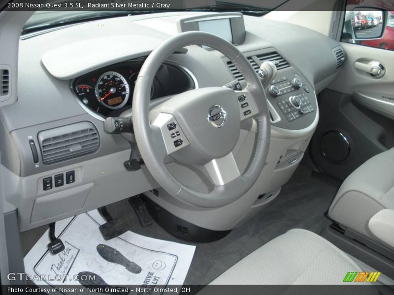 Radiant Silver Metallic / Gray 2008 Nissan Quest 3.5 SL