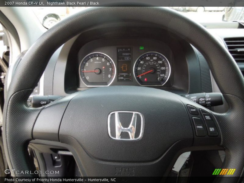 Nighthawk Black Pearl / Black 2007 Honda CR-V LX
