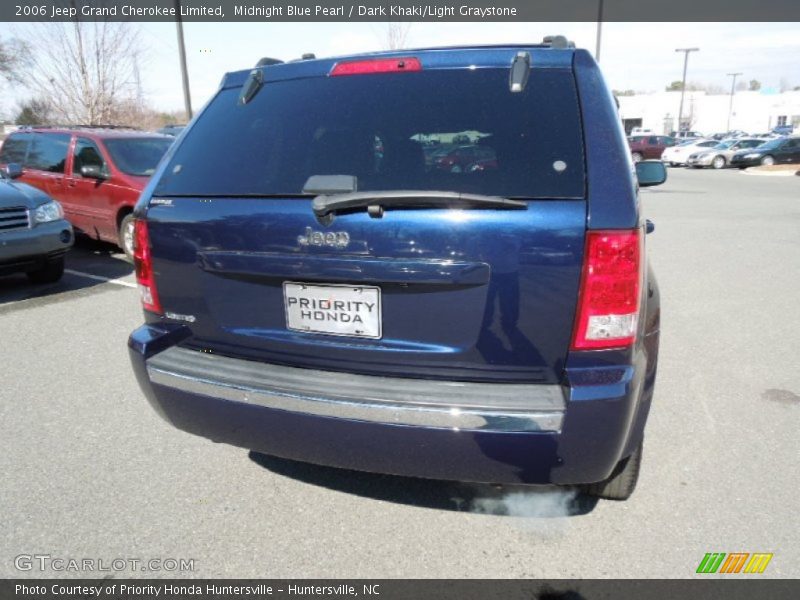 Midnight Blue Pearl / Dark Khaki/Light Graystone 2006 Jeep Grand Cherokee Limited