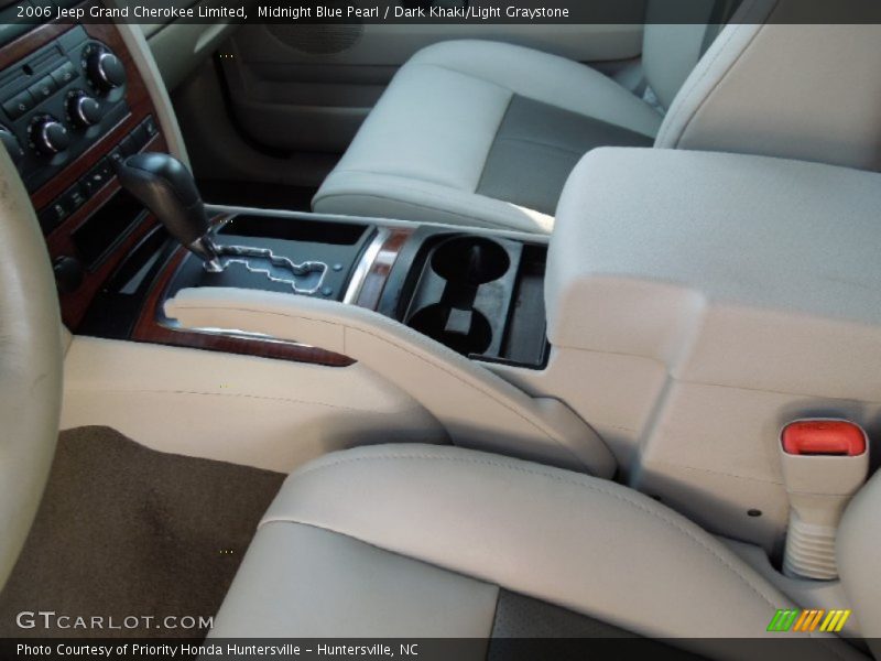 Midnight Blue Pearl / Dark Khaki/Light Graystone 2006 Jeep Grand Cherokee Limited