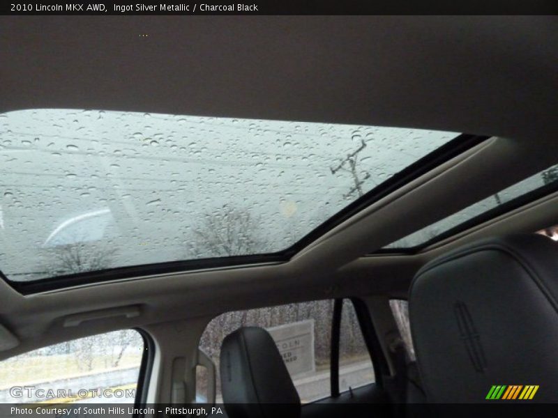 Ingot Silver Metallic / Charcoal Black 2010 Lincoln MKX AWD