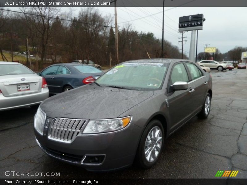 Sterling Grey Metallic / Light Camel 2011 Lincoln MKZ FWD