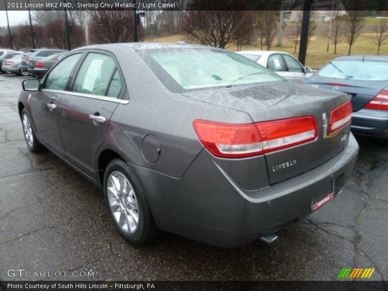 Sterling Grey Metallic / Light Camel 2011 Lincoln MKZ FWD