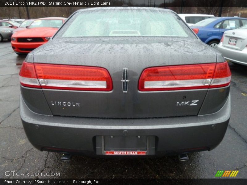 Sterling Grey Metallic / Light Camel 2011 Lincoln MKZ FWD