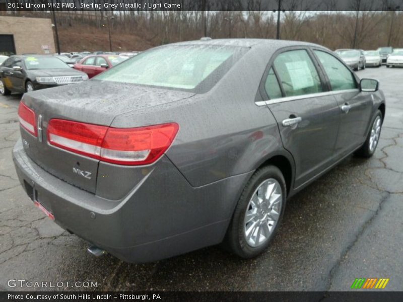 Sterling Grey Metallic / Light Camel 2011 Lincoln MKZ FWD
