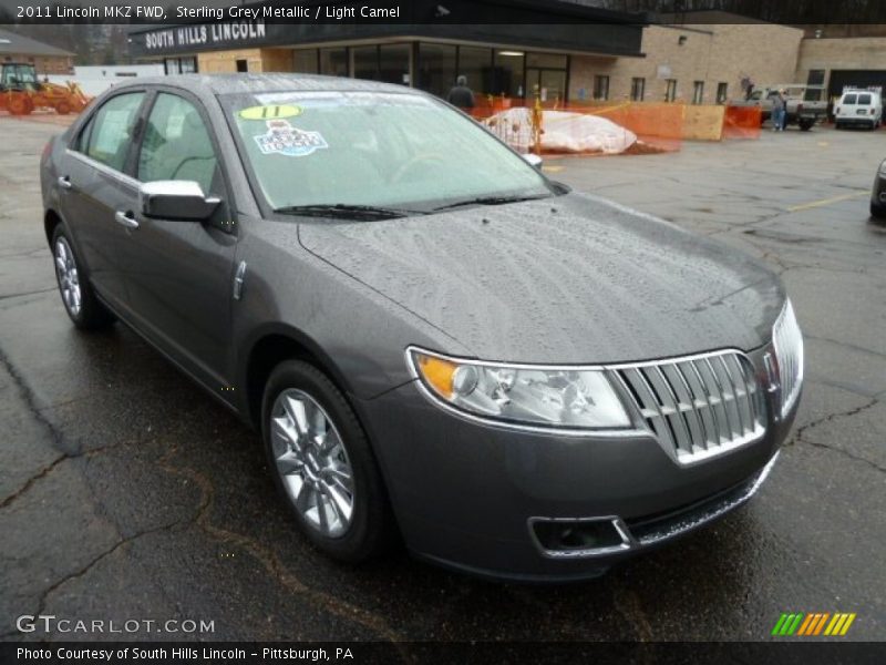 Sterling Grey Metallic / Light Camel 2011 Lincoln MKZ FWD