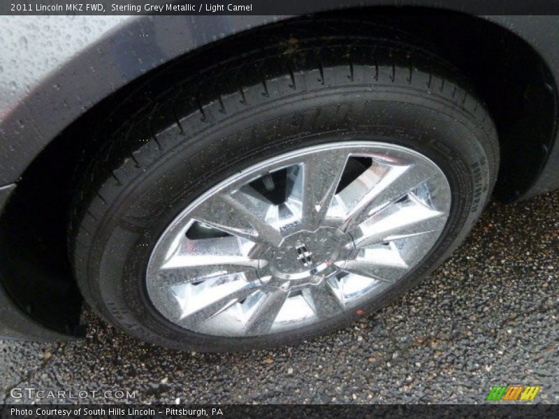 Sterling Grey Metallic / Light Camel 2011 Lincoln MKZ FWD