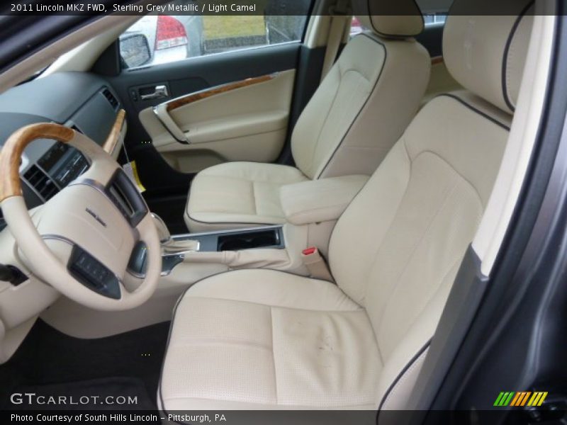 Sterling Grey Metallic / Light Camel 2011 Lincoln MKZ FWD