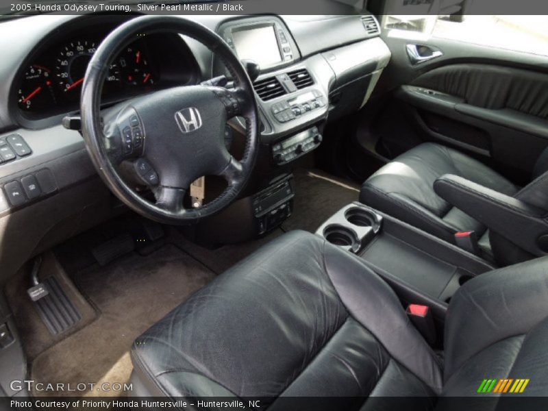 Silver Pearl Metallic / Black 2005 Honda Odyssey Touring