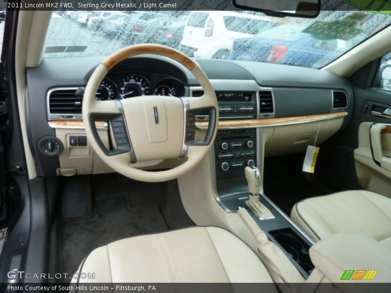 Sterling Grey Metallic / Light Camel 2011 Lincoln MKZ FWD