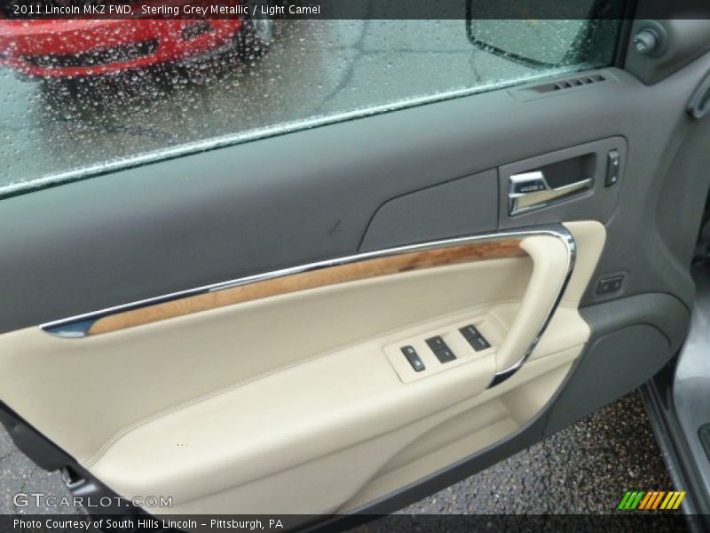Sterling Grey Metallic / Light Camel 2011 Lincoln MKZ FWD