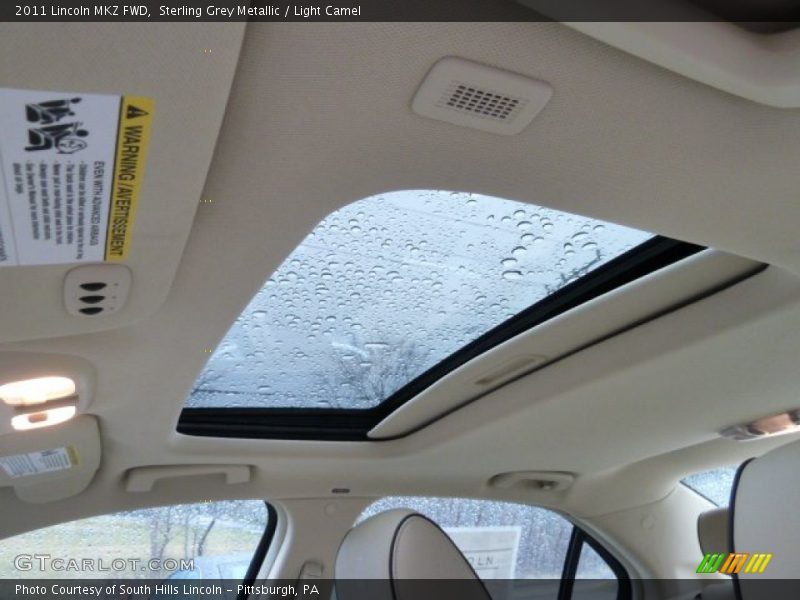 Sterling Grey Metallic / Light Camel 2011 Lincoln MKZ FWD