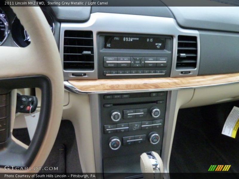 Sterling Grey Metallic / Light Camel 2011 Lincoln MKZ FWD