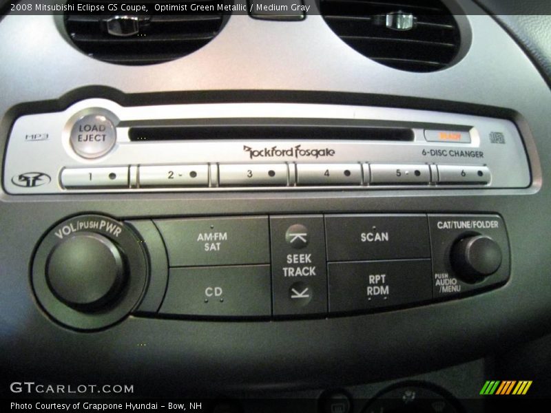 Optimist Green Metallic / Medium Gray 2008 Mitsubishi Eclipse GS Coupe