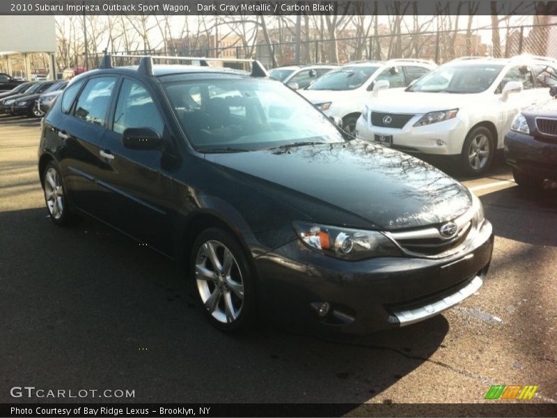 Dark Gray Metallic / Carbon Black 2010 Subaru Impreza Outback Sport Wagon