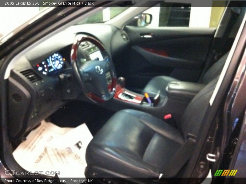 Smokey Granite Mica / Black 2009 Lexus ES 350