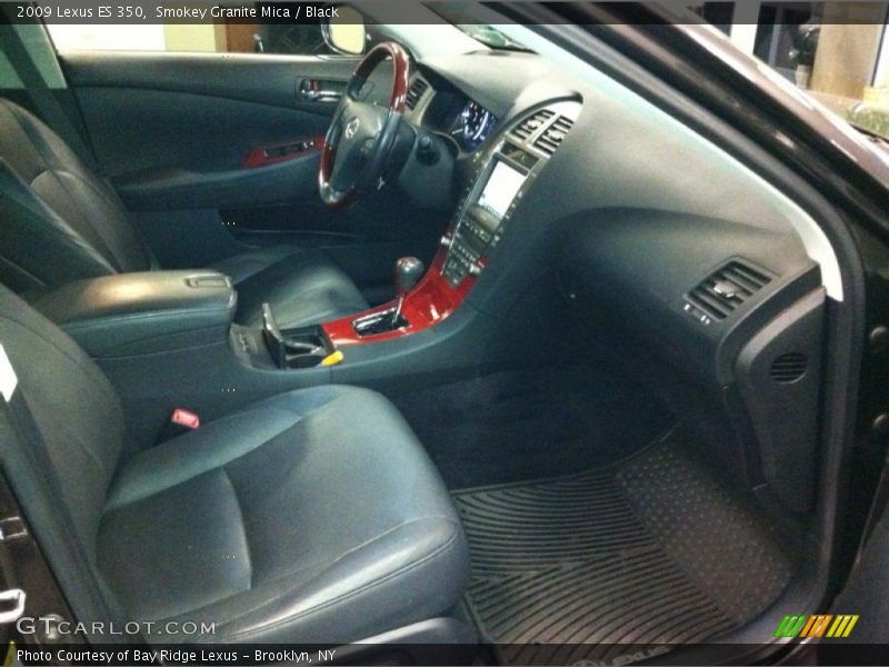 Smokey Granite Mica / Black 2009 Lexus ES 350