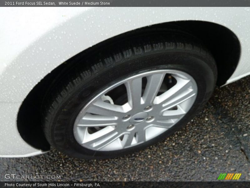 White Suede / Medium Stone 2011 Ford Focus SEL Sedan