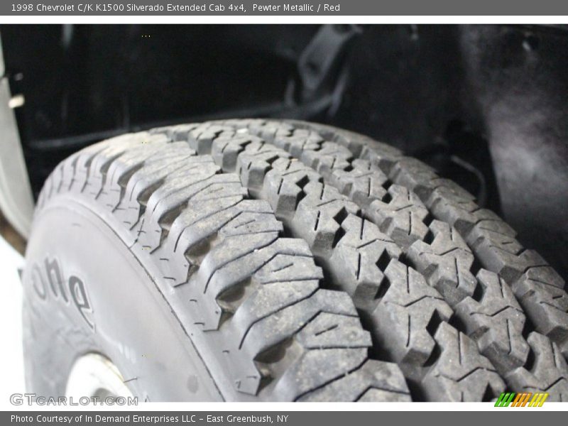 Pewter Metallic / Red 1998 Chevrolet C/K K1500 Silverado Extended Cab 4x4