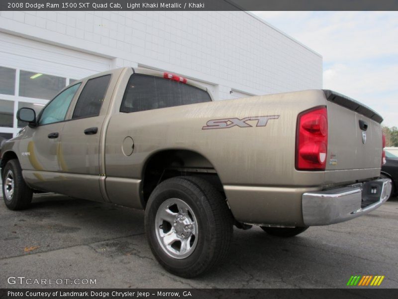 Light Khaki Metallic / Khaki 2008 Dodge Ram 1500 SXT Quad Cab