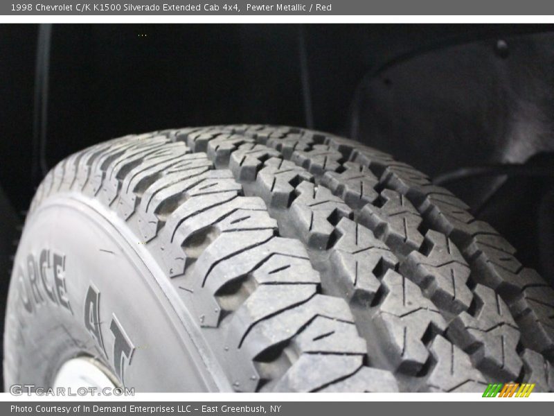 Pewter Metallic / Red 1998 Chevrolet C/K K1500 Silverado Extended Cab 4x4