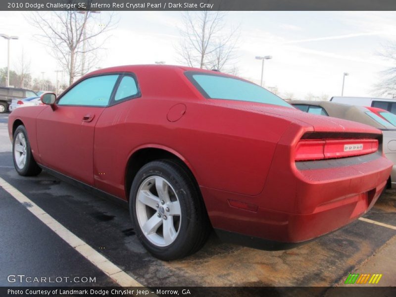 Inferno Red Crystal Pearl / Dark Slate Gray 2010 Dodge Challenger SE