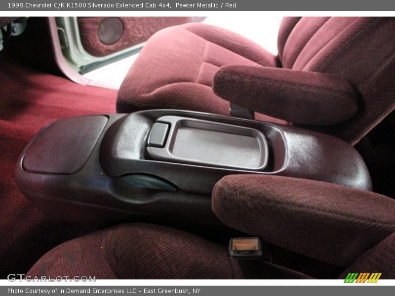 Pewter Metallic / Red 1998 Chevrolet C/K K1500 Silverado Extended Cab 4x4